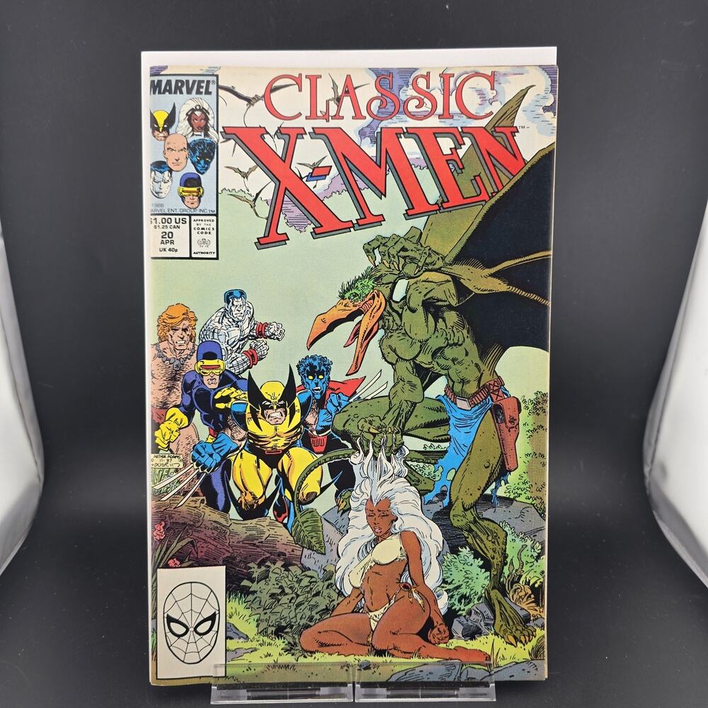 Classic X-Men #20 (1988) NM 9.4 High Grade Direct Edition Sauron Wolverine Cover